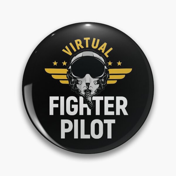Item preview, Virtual Fighter Pilot designed and sold by Uppercase Tees.