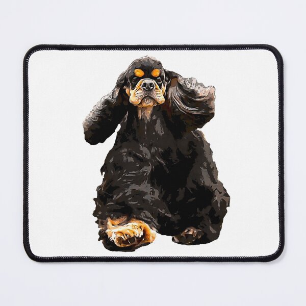 Item preview, American Cocker Spaniel - Stunning Black and Tan Dog designed and sold by ElegantCat.
