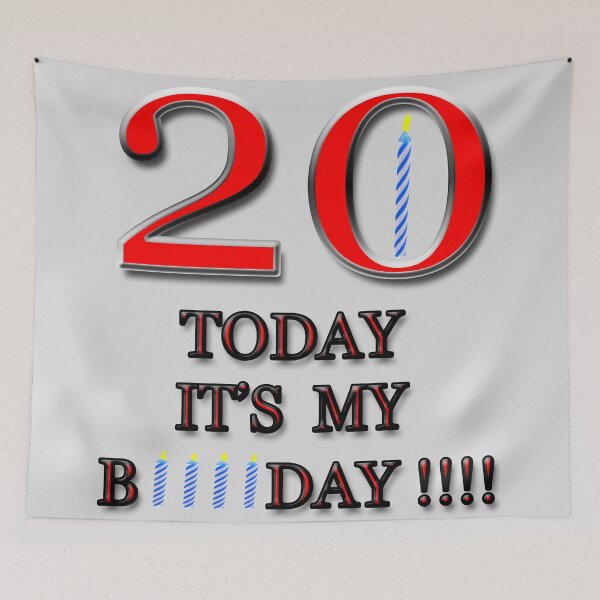 Item preview, 20th birthday designed and sold by Astralia.