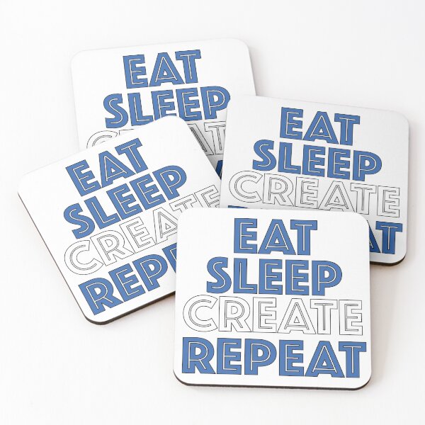 Item preview, Eat Sleep Create Repeat designed and sold by BlessingDirect.