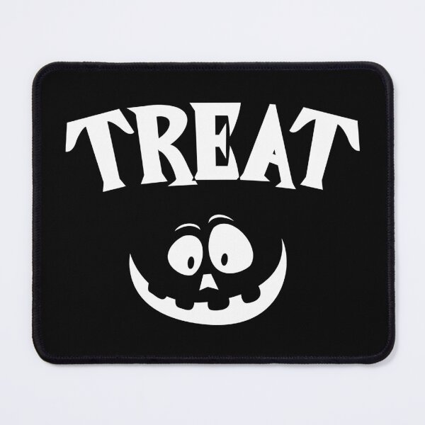 Item preview, Treat - Siblings or Family set - Halloween - trick or treat - Black and white with a pumpkin face designed and sold by hasbeenz.