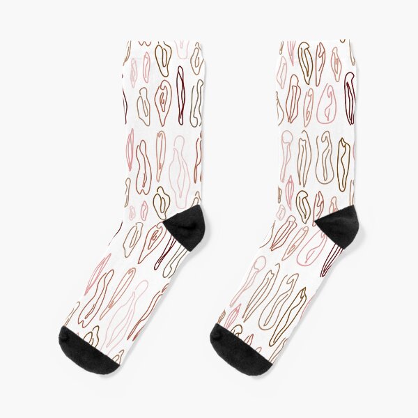 Abstract Vulvart Socks