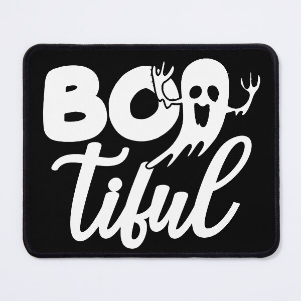 Item preview, Bootiful - Halloween - Black and White with a Ghost designed and sold by hasbeenz.