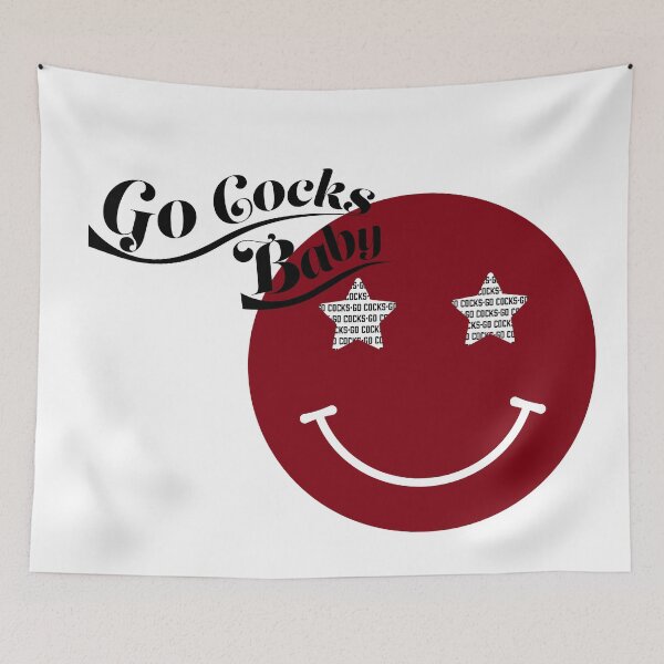 Item preview, Go Cocks Smiley Face designed and sold by Gabrielle Joyce.