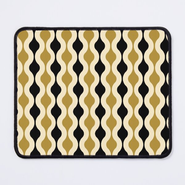 Item preview, Groovy 70's pattern black and gold designed and sold by muskitt.