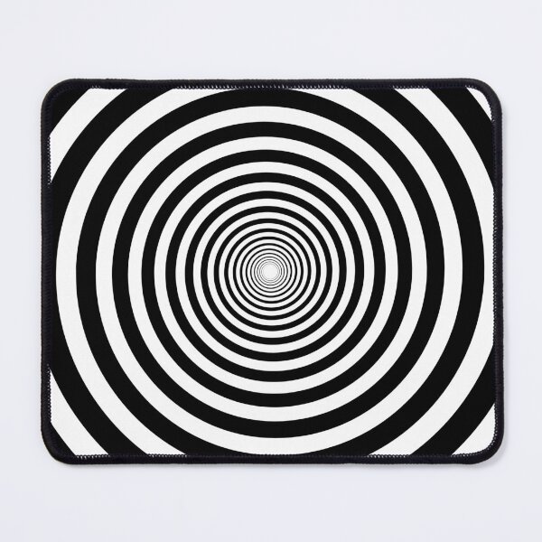 Hypnotic Spiral Mouse Pad