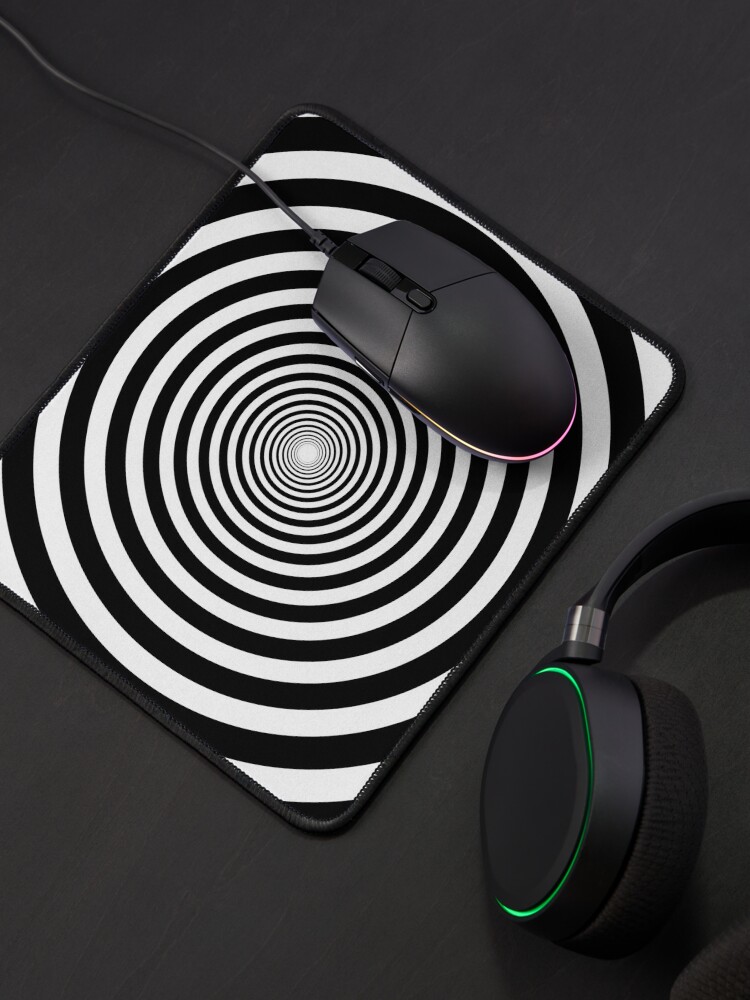 Alternate view of Hypnotic Spiral Mouse Pad