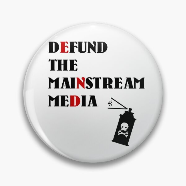 Item preview, Defund the mainstream media designed and sold by Topmel.