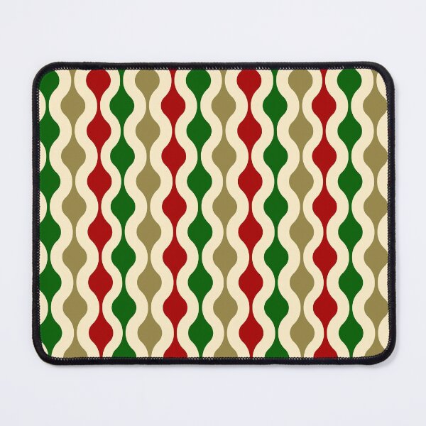 Item preview, Groovy 70's pattern Christmas colors designed and sold by muskitt.