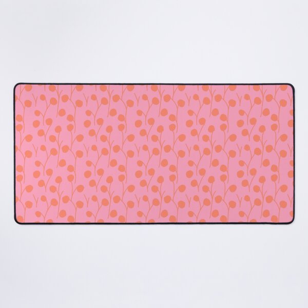 Item preview, Minimal Pink and Orange Cotton Flower Pattern designed and sold by 22tenDesign.