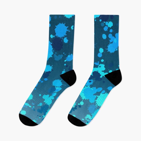 Item preview, Blue Cyan Paint Splatter Teal Gradient Pattern designed and sold by WandererSpirit.