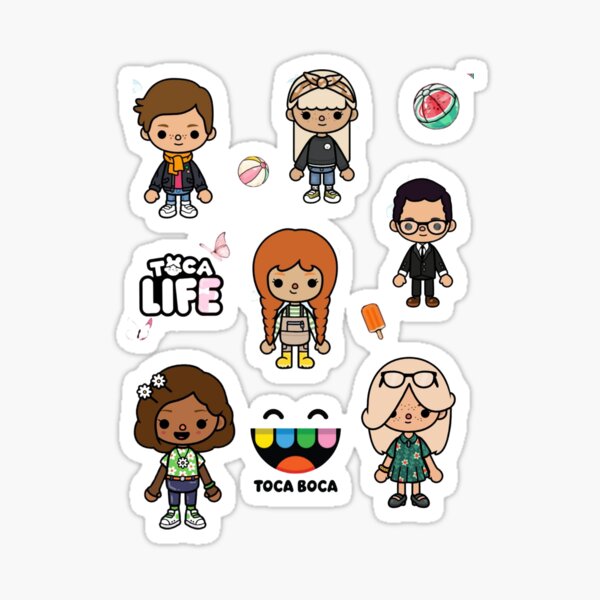 Toca Boca Lebenswelt Sticker