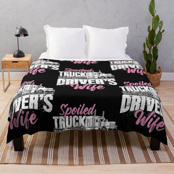 Item preview, Spoiled truck drivers wife - truckers wife designed and sold by Carrie Schroeder.