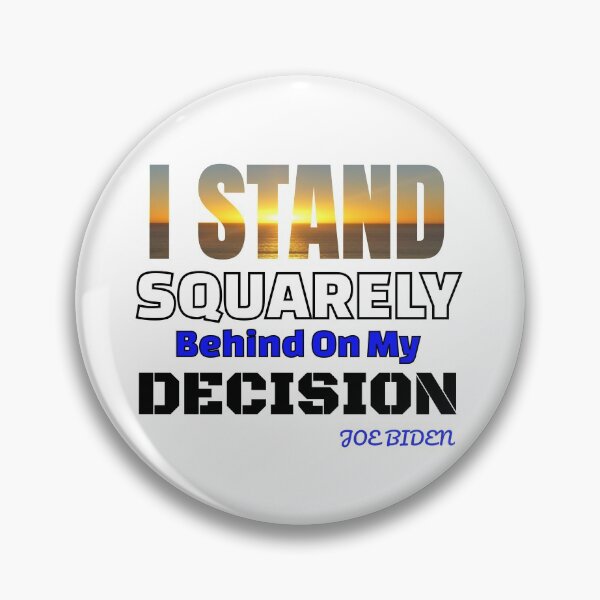 Item preview, I STAND SQUARLEY Behind On My DECISION designed and sold by Isheilstylish.