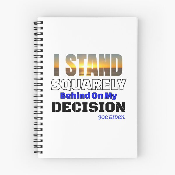 Item preview, I STAND SQUARLEY Behind On My DECISION designed and sold by Isheilstylish.
