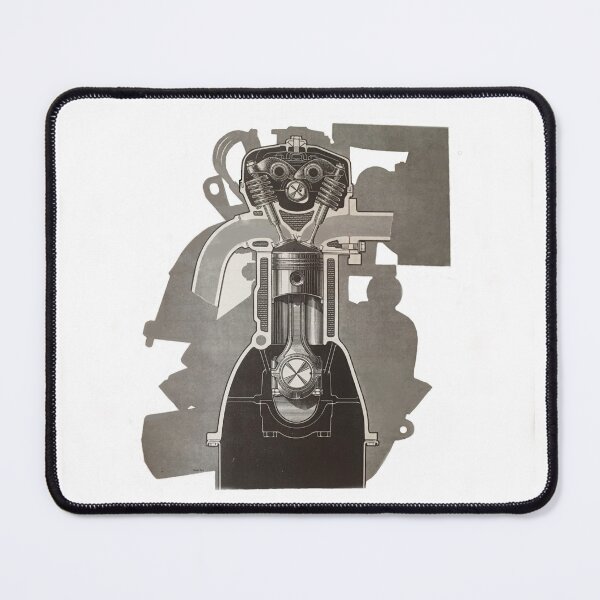Item preview, Japanese SOHC engine cut away drawing late 1960's designed and sold by RogerRoy.