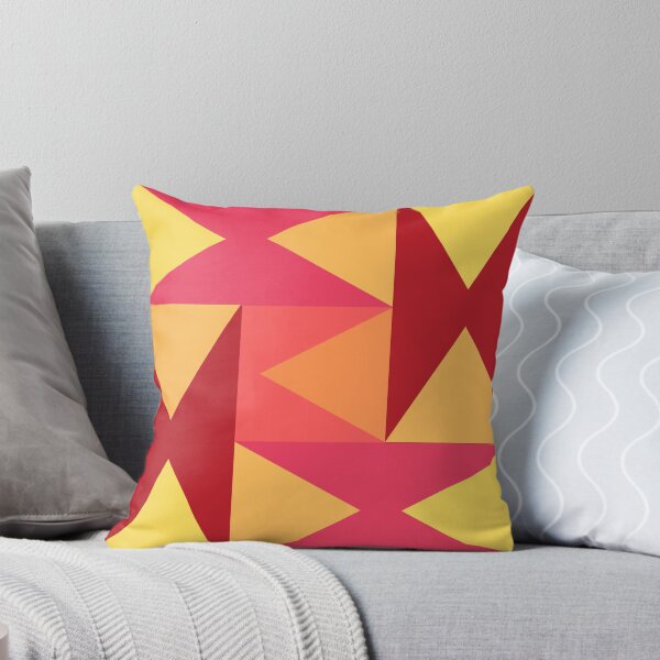 Aperçu de l'œuvre Motif de grille rouge et jaune créée et vendue par thecooltable.
