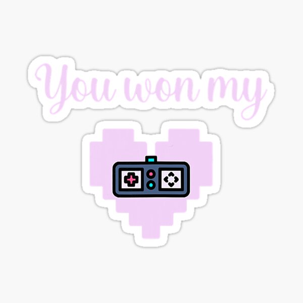 Item preview, You Won My Heart Game Love Gaming designed and sold by NeverLoseSF.
