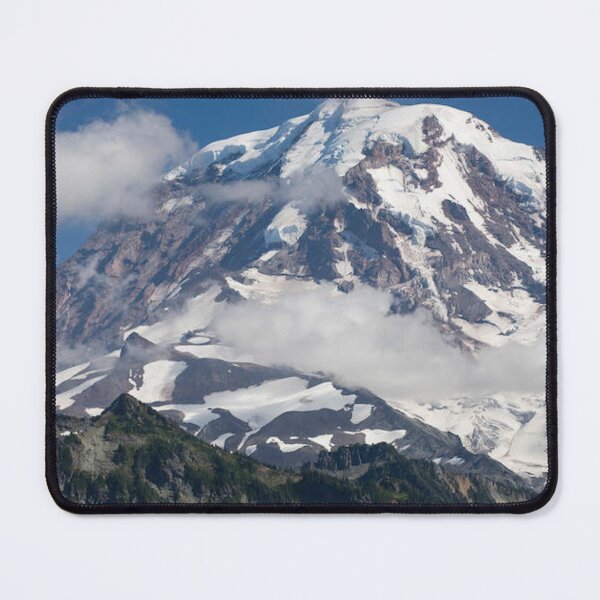 Item preview, Clouds Over Snow Covered Mountain designed and sold by sandyholly.