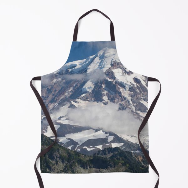 Item preview, Clouds Over Snow Covered Mountain designed and sold by sandyholly.