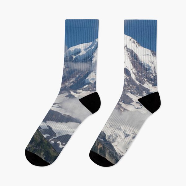 Item preview, Clouds Over Snow Covered Mountain designed and sold by sandyholly.