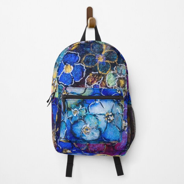 Item preview, Floral Abstract blue 2 designed and sold by Red Witch Art.