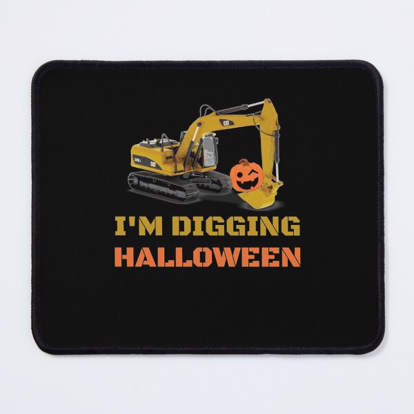 Item preview, I'm Digging Halloween Pumpkin Face Tractor Toddler designed and sold by Carrie Schroeder.