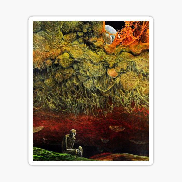 Item preview, Untitled, by Zdzisław Beksiński designed and sold by JustContemplate.