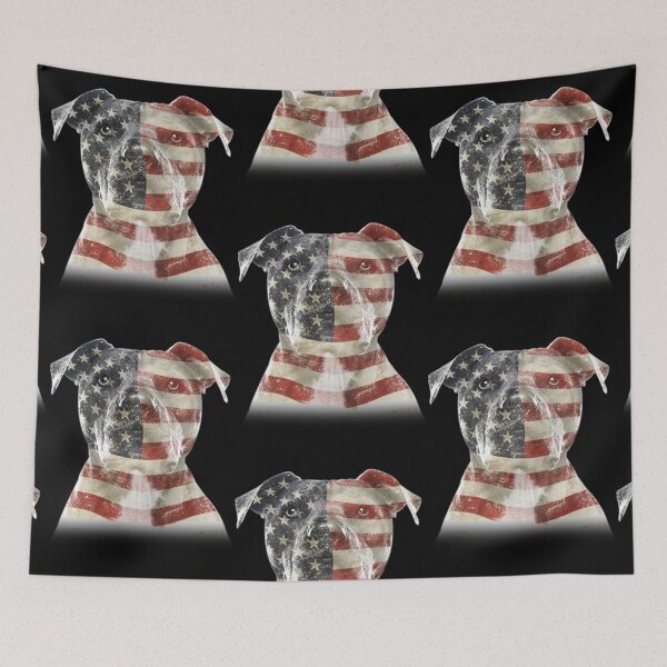 Item preview, Pitbull American Flag 4th Of July Gift designed and sold by Carrie Schroeder.