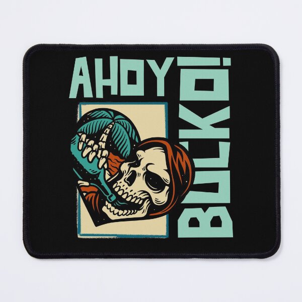 Item preview, Ahoy Bucko! Pirate Skeleton Tropical Skull designed and sold by MOP-tees.