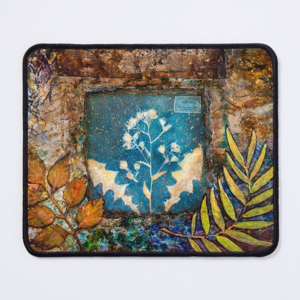 Item preview, Botanical mixed media designed and sold by Red Witch Art.