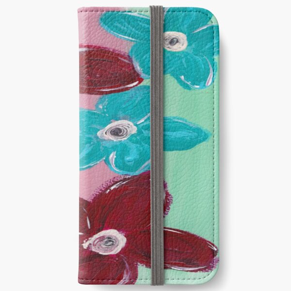 Colorful Floral iPhone Wallet