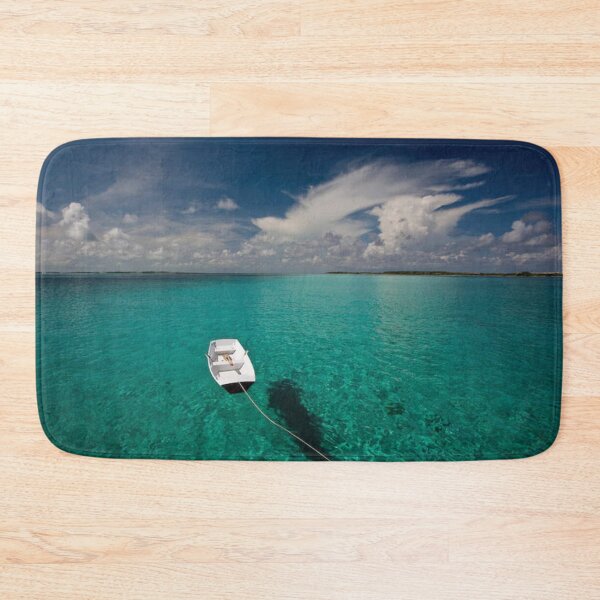 Item preview, Dinghy In Clear Turquoise Water designed and sold by sandyholly.