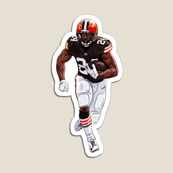 Nick Chubb Browns RB Digital Art by Bob Smerecki - Pixels