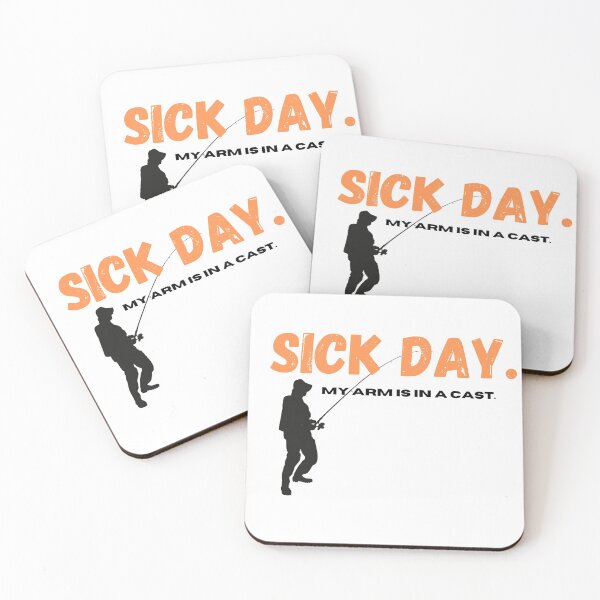 Item preview, Sick day. My arm is in a cast. | gift for fishing enthusiasts  designed and sold by teez4dayz.