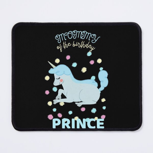 Item preview, Mommy of the birthday prince unicorn designed and sold by dreamofdenim.