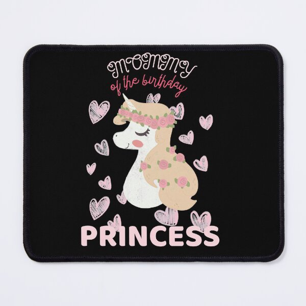 Item preview, Mommy of the birthday princess unicorn designed and sold by dreamofdenim.