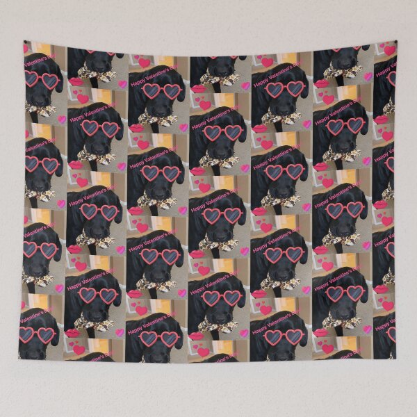 Item preview,   Valentine day black lab black lab designed and sold by LittleBirdInk.