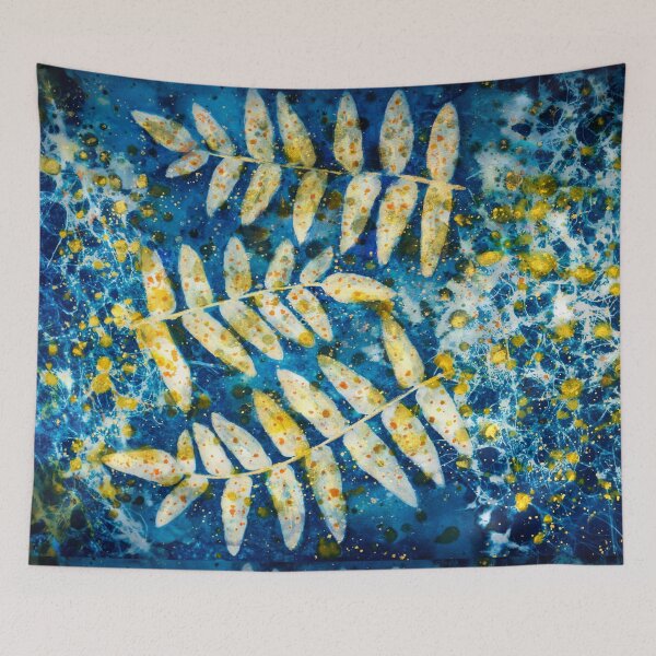 Item preview, Botanical cyanotype 1 designed and sold by Red Witch Art.