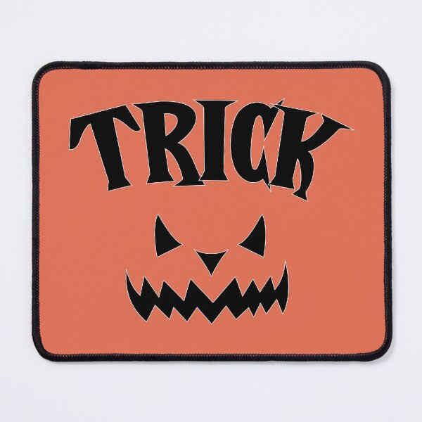 Item preview, Trick - Siblings or Family set - Halloween - trick or treat - Black and orange with a pumpkin face designed and sold by hasbeenz.