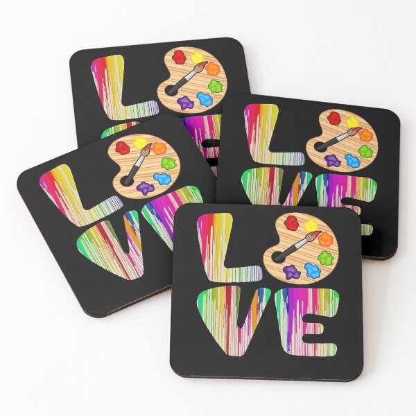 Item preview, I Love Art Artist Painter Colorful Painting Gifts Kids Girls designed and sold by Guckio81.
