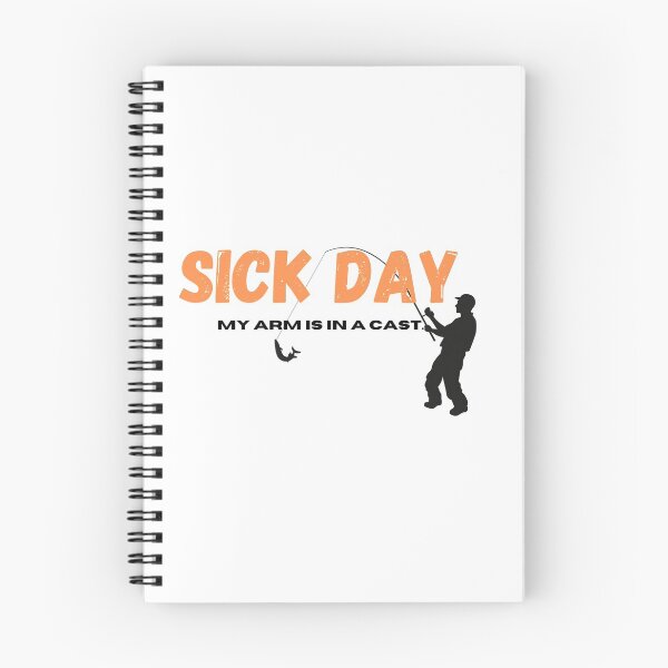 Item preview, Sick day. My arm is in a cast. | gift for fishing enthusiasts  designed and sold by teez4dayz.