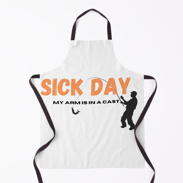 Item preview, Sick day. My arm is in a cast. | gift for fishing enthusiasts designed and sold by teez4dayz.