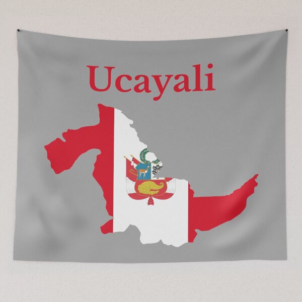 Item preview, Ucayali Region Map Design, Peru designed and sold by marosharaf.