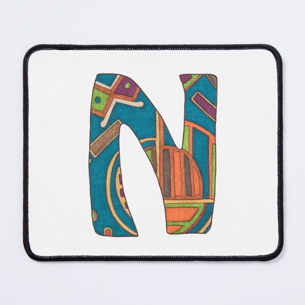 Item preview, Initial N #1 designed and sold by ErinBrieArt.