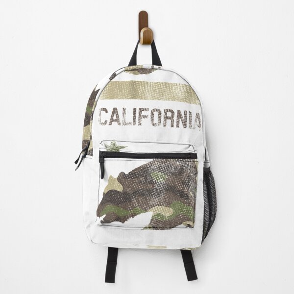 Item preview, Camouflage California Republic Flag Bear Star Cali LA designed and sold by CaliforniaStore.