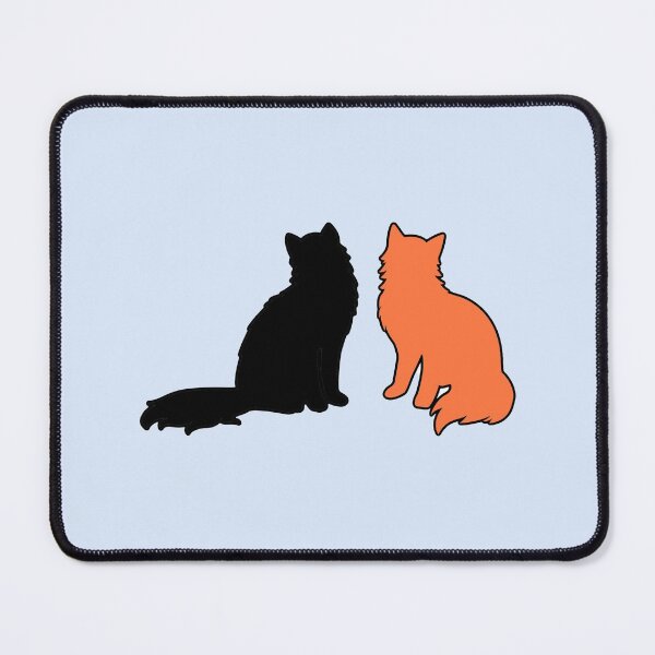 Item preview, Jamie & Claire Twinning (Black & Orange Cats) designed and sold by andmarstan.
