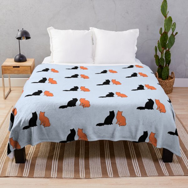 Item preview, Jamie & Claire Twinning (Black & Orange Cats) designed and sold by andmarstan.