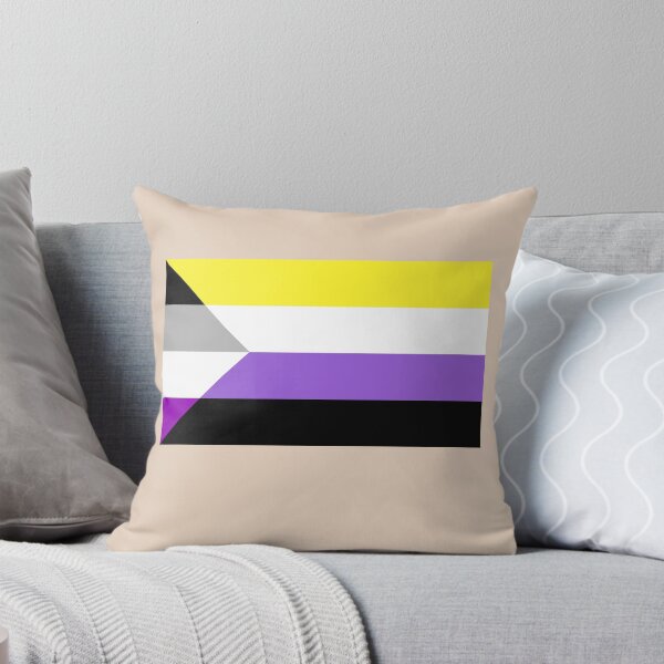 Item preview, Asexual Nonbinary flag colors designed and sold by StickerPolitics.