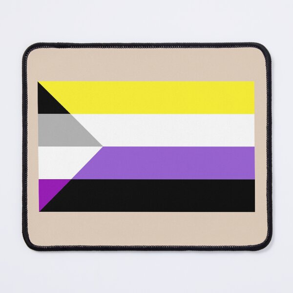 Item preview, Asexual Nonbinary flag colors designed and sold by StickerPolitics.